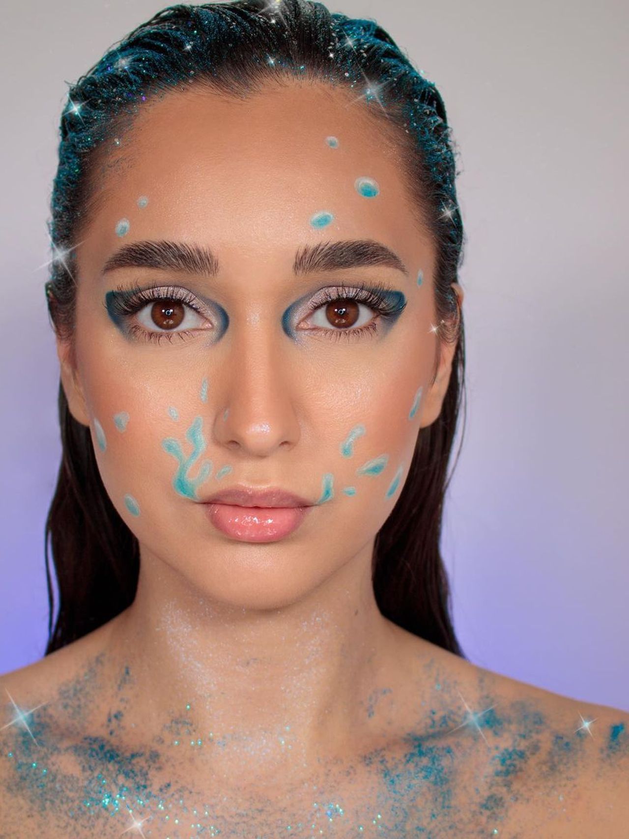 Glittery Makeup Looks Inspired by Celebrities